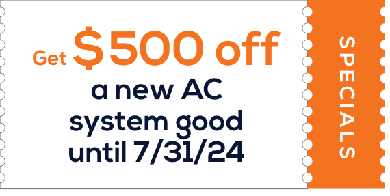 Get $500 Off - A New AC System Good Untit 7/31/24